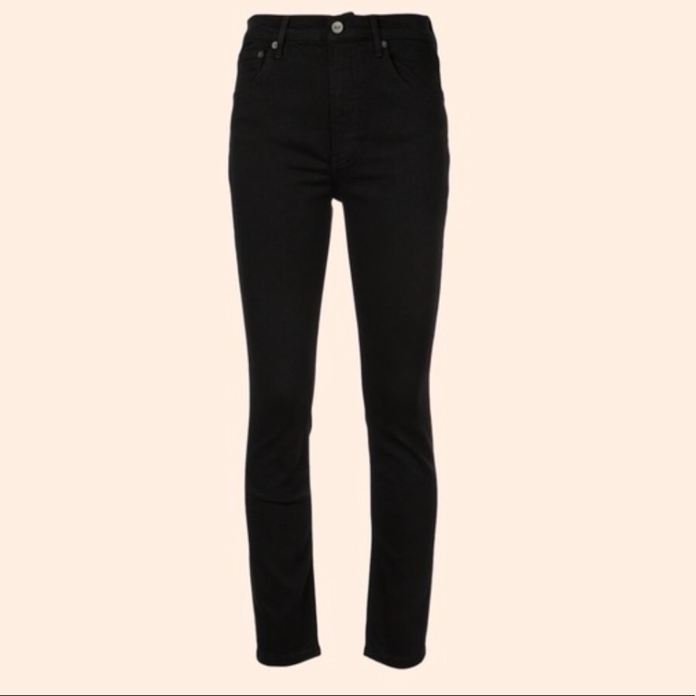Reformation High & Skinny Jean (Black)